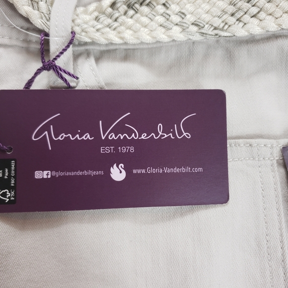 GLORIA VANDERBILT STONEWOOD CAPRI SIZE 10 - Picture 10 of 13